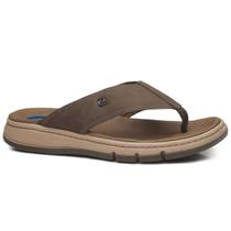 Chinelo Pegada em Couro - Masculino