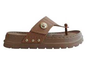 Chinelo Pegada Feminino Em Couro 23470203 Caramelo Chinelo Pegada Feminino Em Couro 23470203 Caramelo