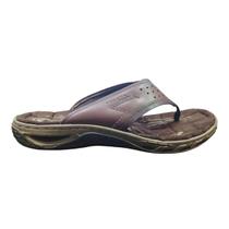 Chinelo Pegada Masculino Couro 131663 Confortável Resistente