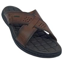 Chinelo Pegada Masculino Couro Anilina Tradicional