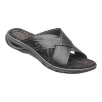 Chinelo Pegada Masculino Couro