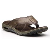 Chinelo Pegada Masculino Em Couro - 131663 Marrom