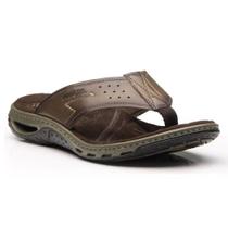 Chinelo Pegada Masculino em Couro - 131663 Tamanho:38Cor:Pinhão