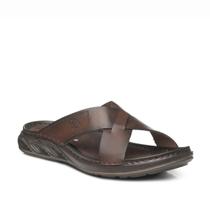 Chinelo Pegada Masculino em Couro 134102-02