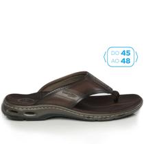 Chinelo Pegada Masculino em Couro Pinhão 530641-02