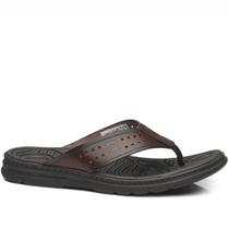 Chinelo Pegada Masculino em Couro Pinhão - Ref 134202-02 Chinelo Pegada Masculino em Couro Pinhão - Ref 134202-02