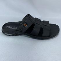 Chinelo Percata Masculino Anatômico Ortopédico Couro Feet-Life LM-100 (64463)