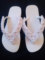 chinelo perolado jasmin