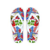 Chinelo Personalizado Floral Conforto e Estilo com Estampa de Flores Chinelo Personalizado Floral Conforto e Estilo com Estampa de Flores