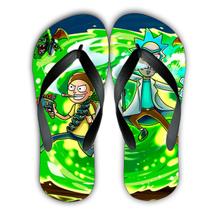 Chinelo Personalizado Rick e Morty Infantil e Adulto