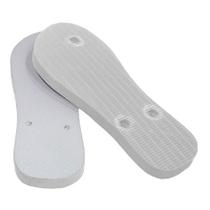 Chinelo Personalizável com Tecido para Sublimação - Branco (Sem Tiras)