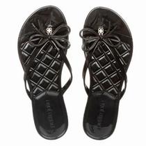 Chinelo Petite Jolie Aplicação Express II Laço Feminino - Preto