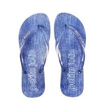 Chinelo Petite Jolie Fresh PJ6969 Translucido/Jeans
