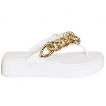 Chinelo Petite Jolie Hit Plataforma PJ6515 Branco Chinelo Petite Jolie Hit Plataforma PJ6515 Branco