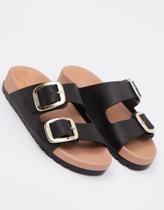 Chinelo Petite Jolie Lovin' Flat PJ7279 Tamanho:35cor:Preto/Mocca Chinelo Petite Jolie Lovin' Flat PJ7279 Tamanho:35cor:Preto/Mocca
