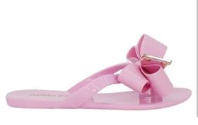 Chinelo petite jolie luck in rosa claro new/ouro pj4533IN