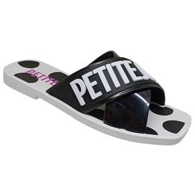 Chinelo Petite Jolie PJ6520 Preto/Branco Chinelo Petite Jolie PJ6520 Preto/Branco