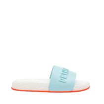 Chinelo Petite Jolie Puff Azul e Laranja Slide Chinelo Petite Jolie Puff Azul e Laranja Slide