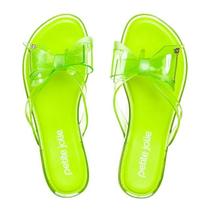 Chinelo Petite Jolie Skip Green Translucido-Green PJ6549