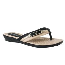 Chinelo Piccadilly Confortável Preto - Nude