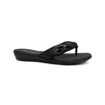 Chinelo Piccadilly Conforto Wide Fit 500372 Preto