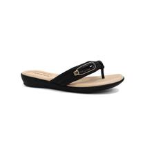 Chinelo Piccadilly Wide Fit 500363 Preto