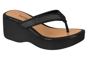 Chinelo Plataforma Beira Rio Tamanco Anabela Meia Pata Stras