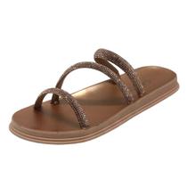 Chinelo Plataforma Cacci com Tiras em Strass Bhl42 Chinelo Plataforma Cacci com Tiras em Strass Bhl42
