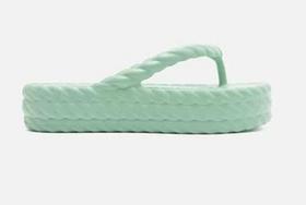 Chinelo Plataforma Feminina Brizza Flip Flop Marrocos