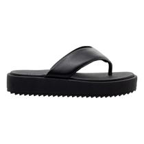Chinelo Plataforma Feminino Moleca Nuvem Tiras Acolchoadas