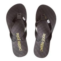 Chinelo plataforma petite jolie pj5475ii