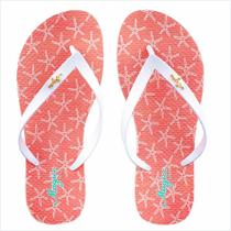 Chinelo Praia Feminino Estrela-do-Mar Salmão, Magicc
