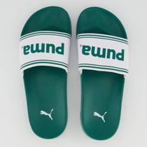 Chinelo Puma Leadcat 2.0 Team BDP Branco e Verde Chinelo Puma Leadcat 2.0 Team BDP Branco e Verde
