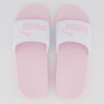 Chinelo Puma Popcat 20 BDP Feminino Branco e Rosa