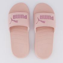 Chinelo Puma Popcat 20 BDP Logo Feminino Rosa