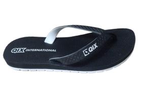 Chinelo Qix AD Flip Deck Branco/Preto