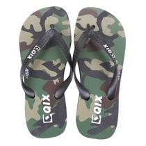 Chinelo QIX Camuflado Army - Preto Camuflado Militar