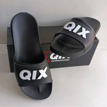 chinelo qix nuvem slide full preto e branco tam 39-40 chinelo qix nuvem slide full preto e branco tam 39-40