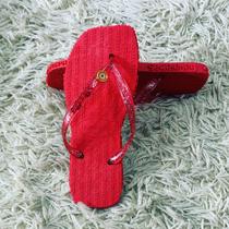 Chinelo Quadrada coração