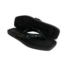 Chinelo Quadrado Feminino Confortável Macio Casual Verão Lançamento