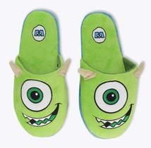 Chinelo quarto Disney Pixar Monstros S.A Mike Wazowski Tamanho: 33.35Cor:Verde Chinelo quarto Disney Pixar Monstros S.A Mike Wazowski Tamanho: 33.35Cor:Verde