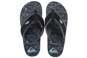 Chinelo Quiksilver Layback Heritage Preto - Masculino