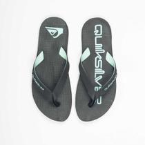 Chinelo Quiksilver Layback Rubber Ocean Preto