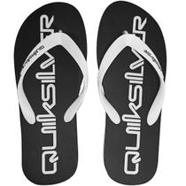 Chinelo Quiksilver Molokai New Omini Preto e Branco