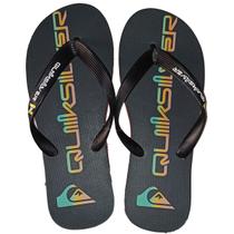 Chinelo Quiksilver Molokai New Wave Preto Chinelo Quiksilver Molokai New Wave Preto
