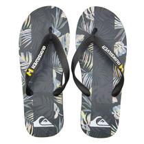 Chinelo Quiksilver Molokai Wild Times Preto