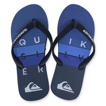 Chinelo Quiksilver Molokai Wordblock Preto