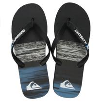 Chinelo Quiksilver Panel Preto e Azul