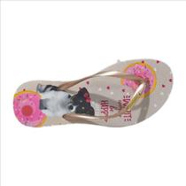 Chinelo Rafitthy Dog Donut Worry Be Happy - Begerosa