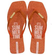 Chinelo Rafitthy Glitter It S Summer Time Feminino